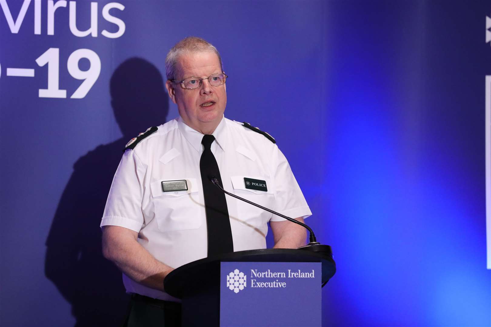 Simon Byrne has been on patrol with officers (Kelvin Boyes/Press Eye/PA)