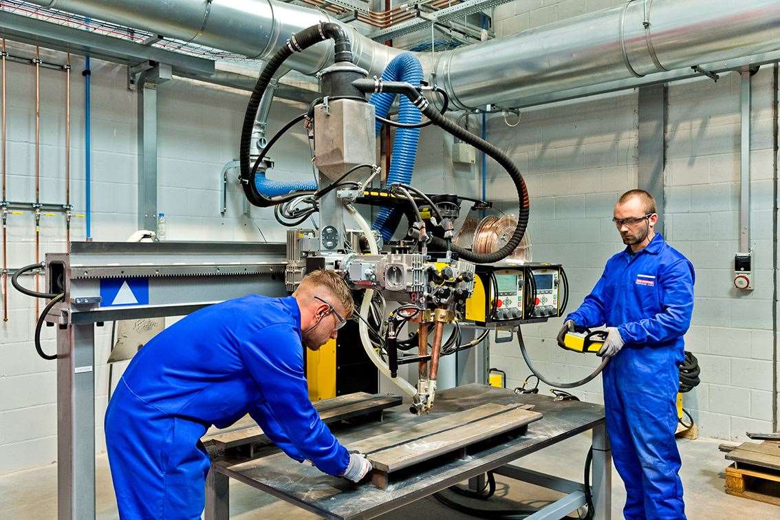 Engineers at work at BAE Systems in Rochester