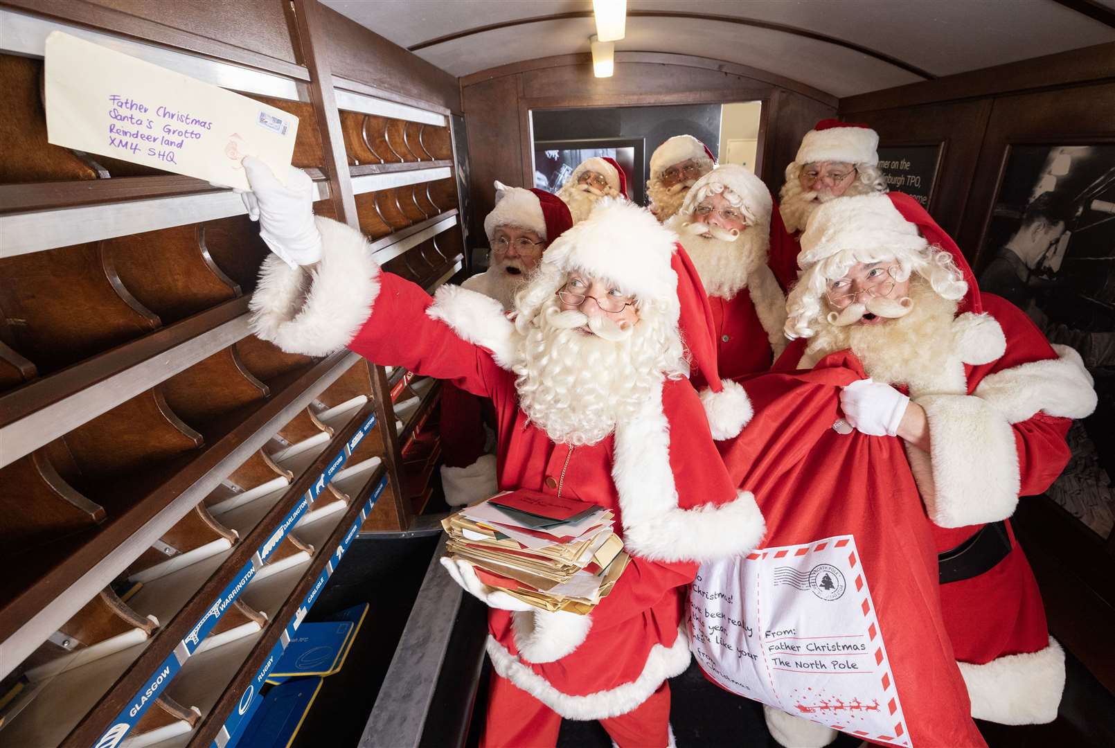 This year’s Santa School took place at London’s Postal Museum (Matt Alexander Media Assignments/PA)