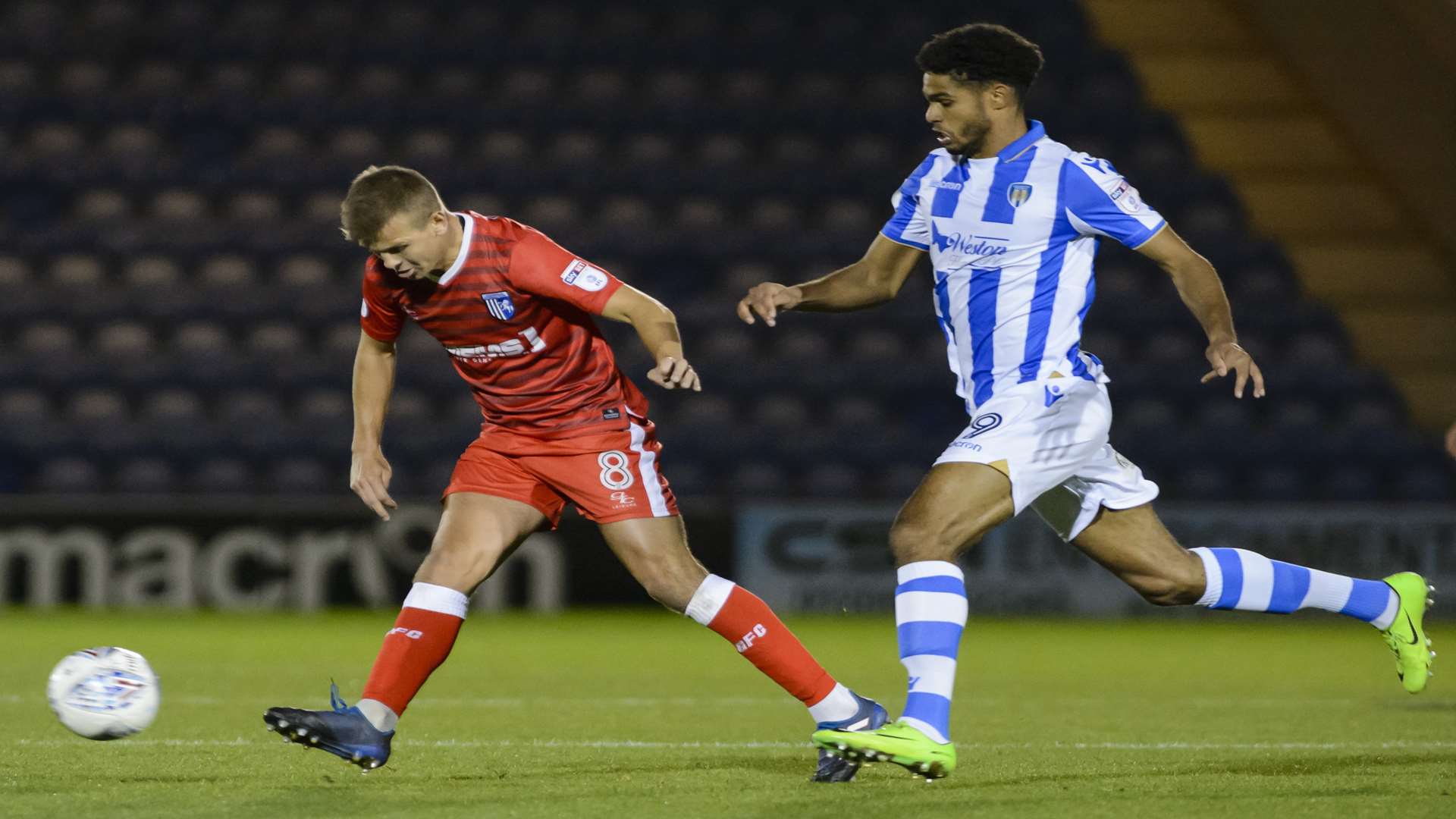 Jake Hessenthaler busy in midfield Picture: Andy Payton