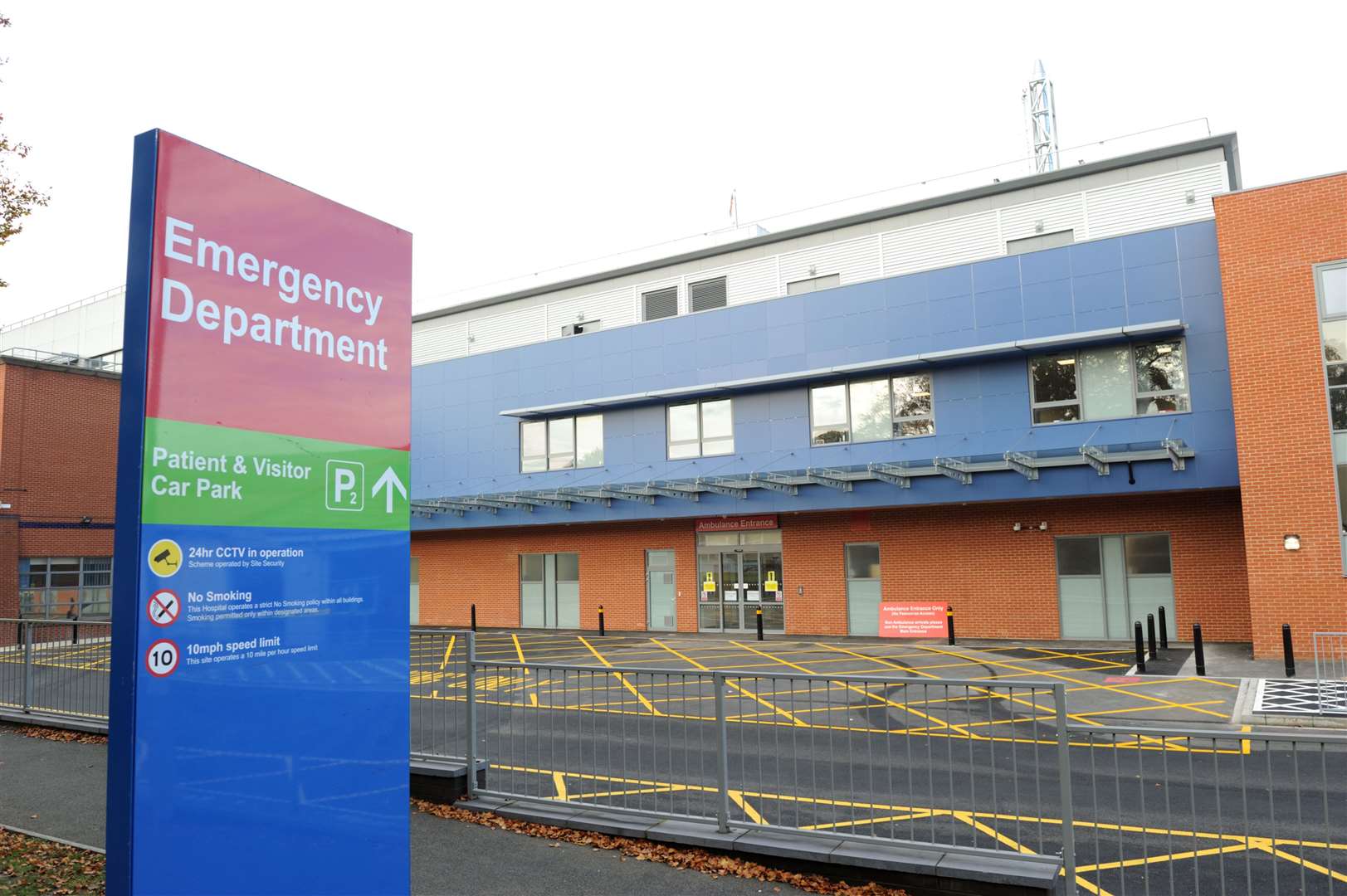 Mrs Maloney works at the hospital's emergency department. Picture: Simon Hildrew