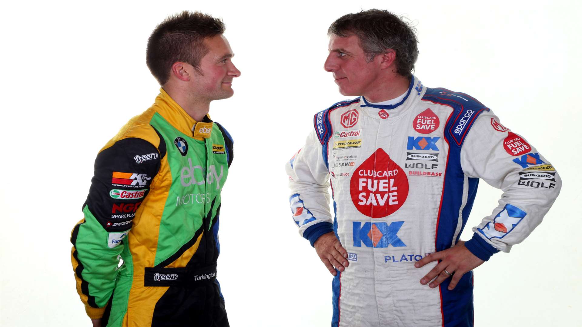 It's Colin Turkington (left) versus Jason Plato for the 2014 BTCC title