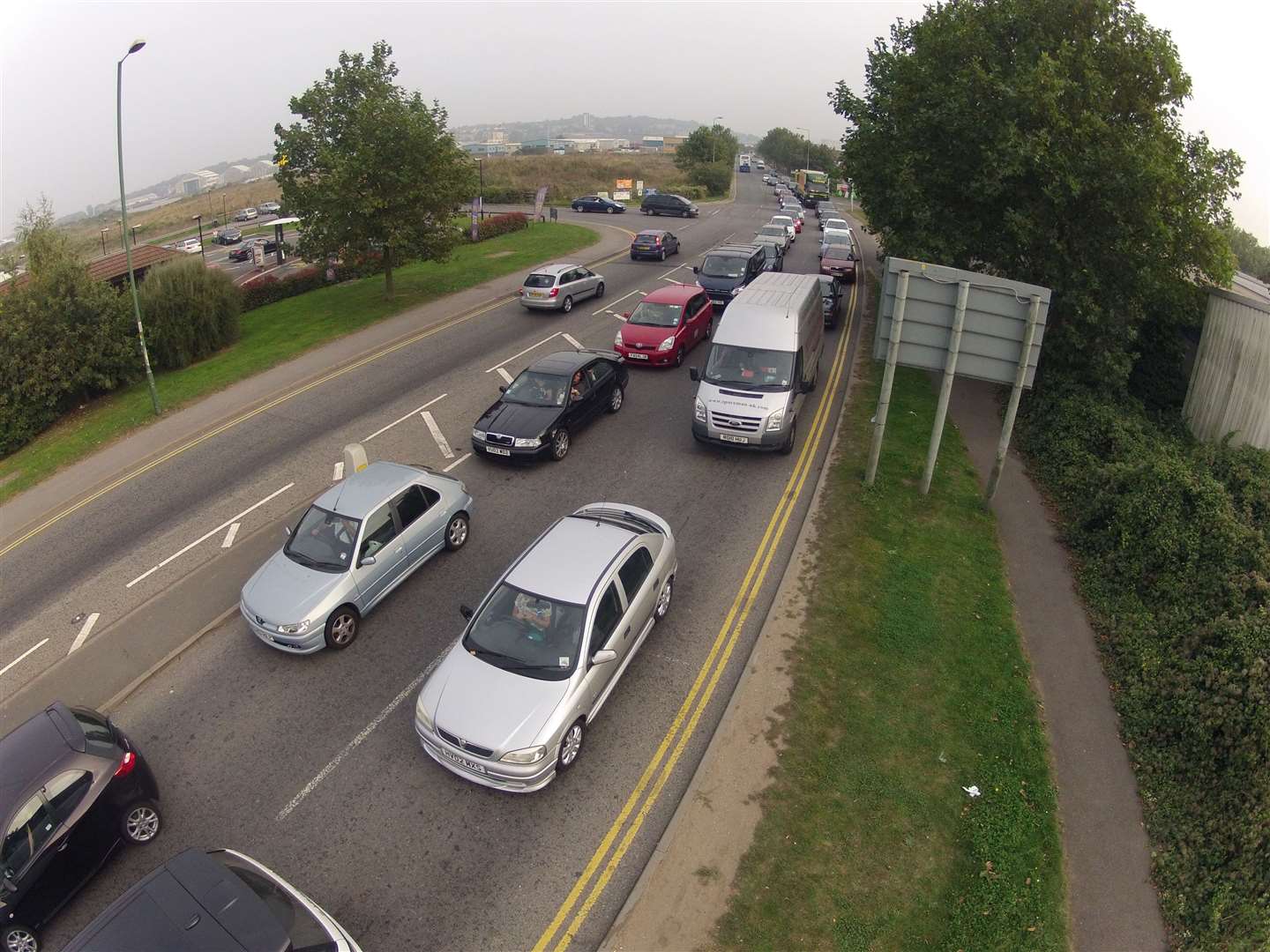 Medway City Estate - Anthony's Way and the Junction at McDonalds Picture: Simon Burchett