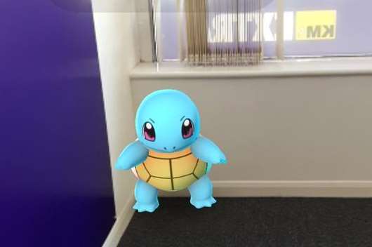 Squirtle was cornered in the KM's Gravesend office