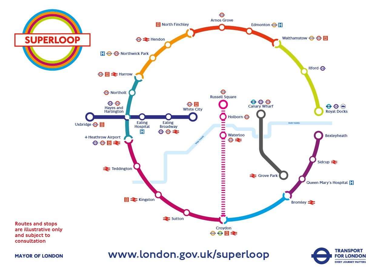 New proposed Superloop stops