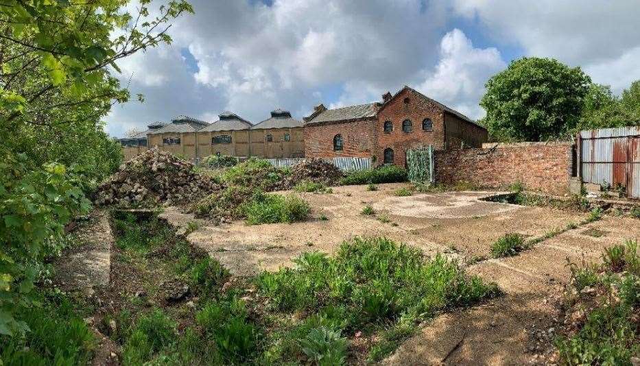 The derelict Ordnance Wharf site in Faversham - Image: Angus Brown Architects