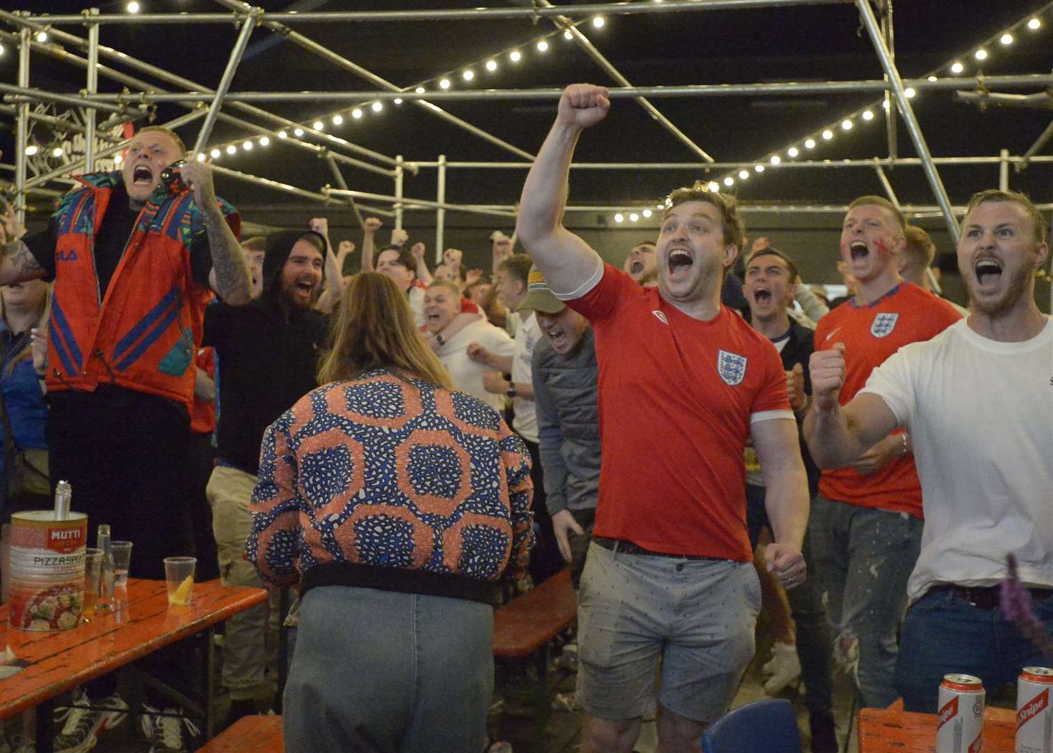 Fans at The Coachworks in Ashford dared to believe after England took an early lead over Italy in the Euro 2020 final