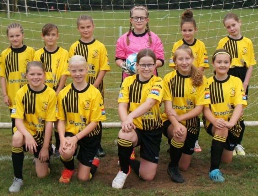 Larkfield Ladies under-11s. Picture: Kent FA