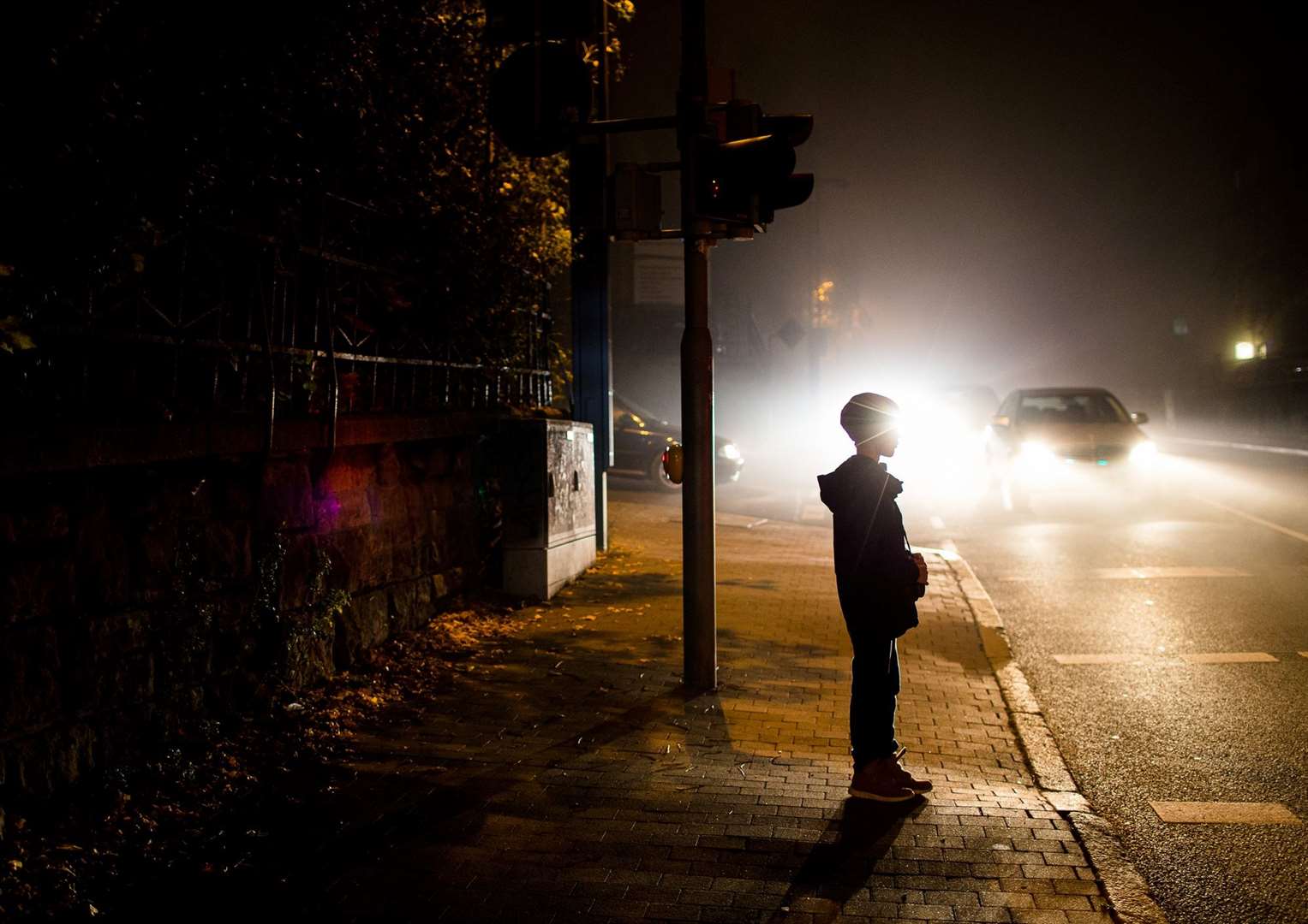 Children become harder to see once the clocks change and mornings and evenings are darker. Image: iStock.