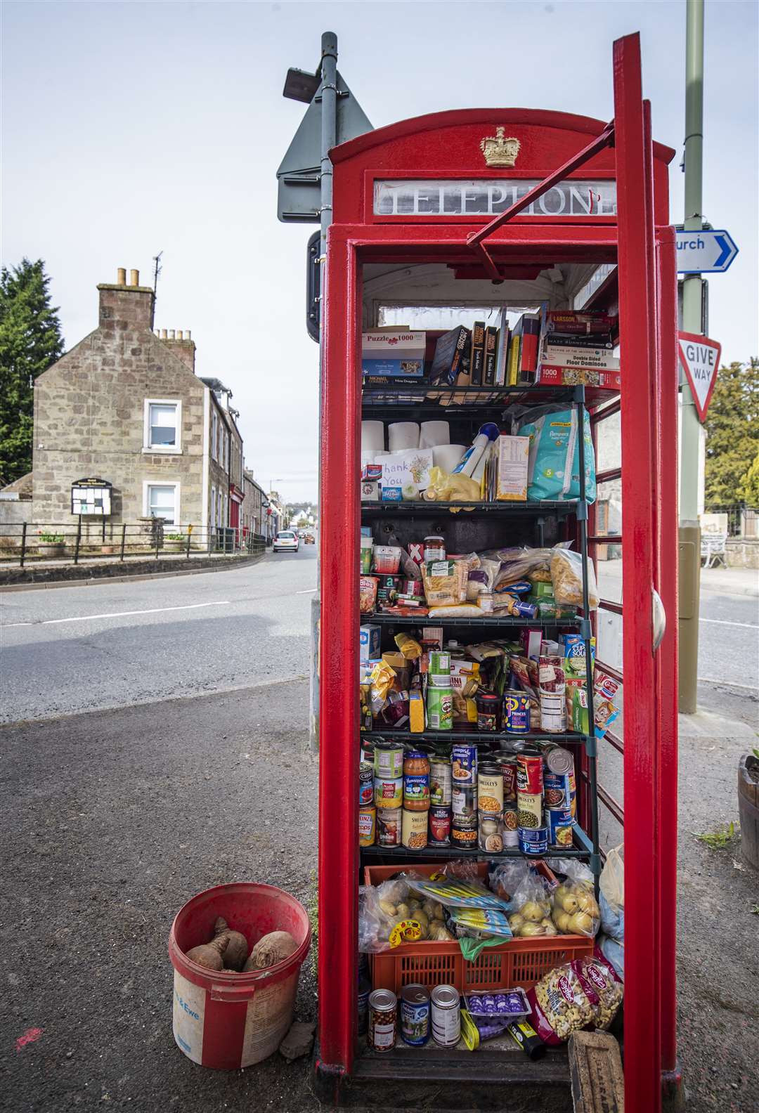 Villagers have been quick to support the initiative in Muthill (Jane Barlow/PA)