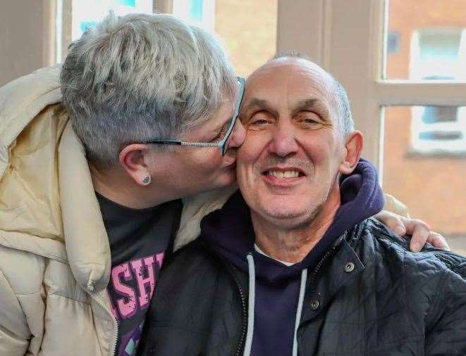 David Lamkin and his wife Teresa. Picture: NHS Medway