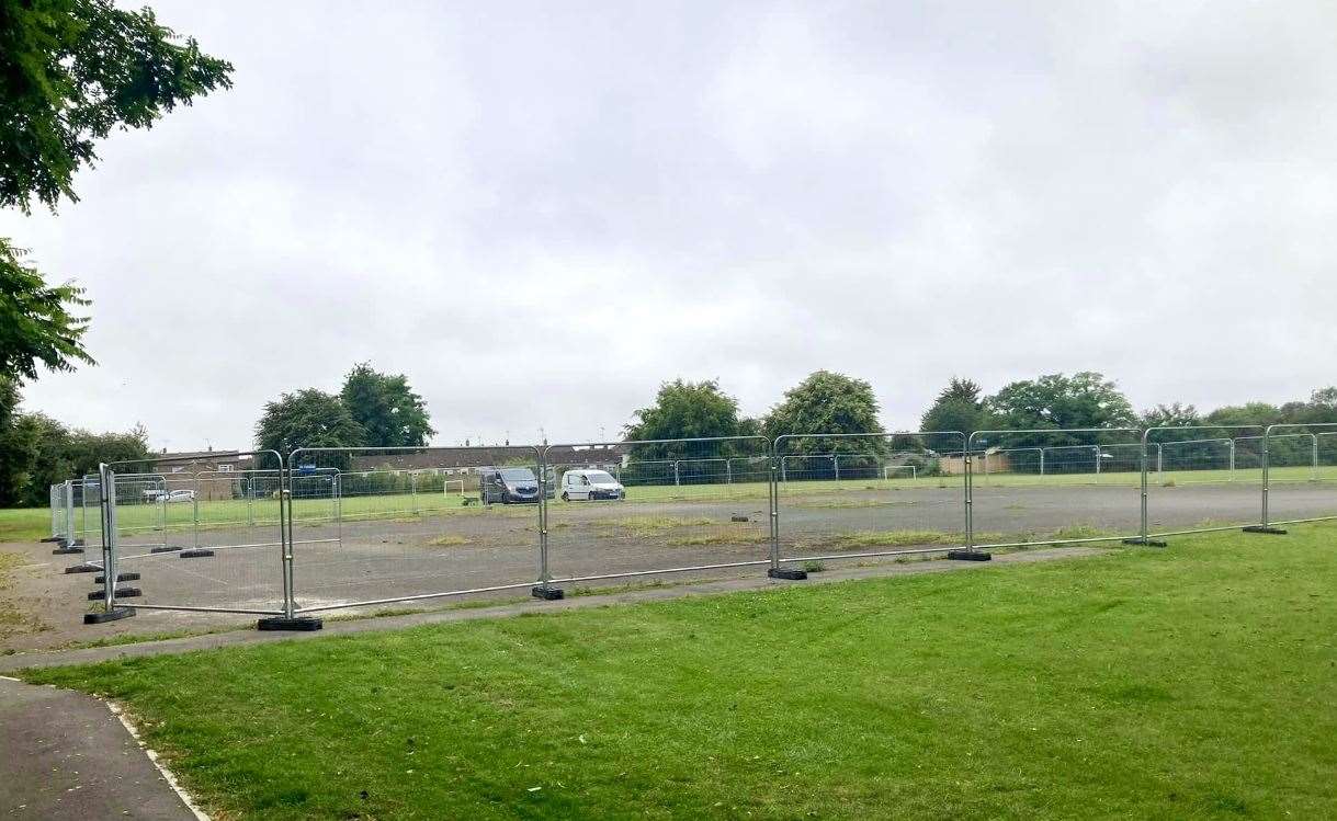 Hythe Road Recreation Ground in Willesborough is undergoing several upgrades