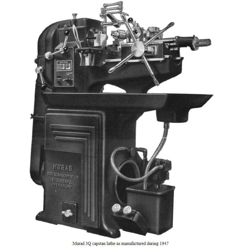 A Murad 3Q capstan lathe designed by Wadia Murad