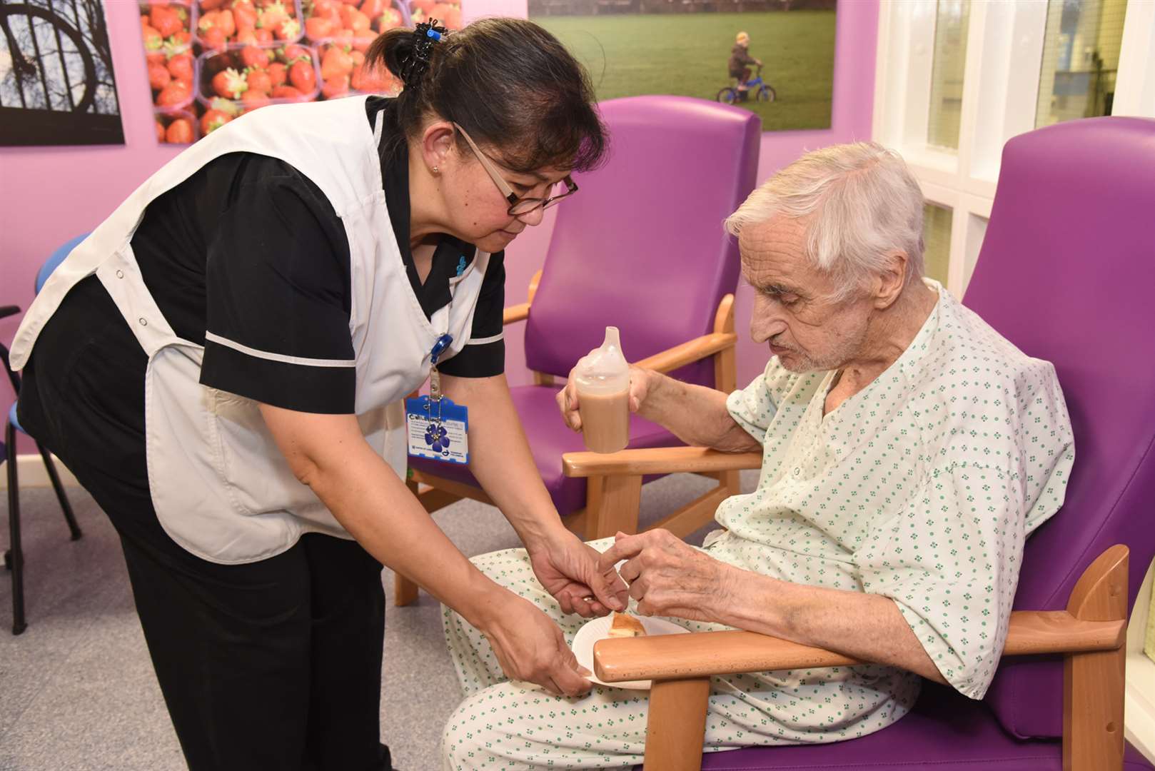 Housekeeper Cheryl Williams, who died after contracting Covid-19 (Middlesex University Hospital NHS Trust/PA)