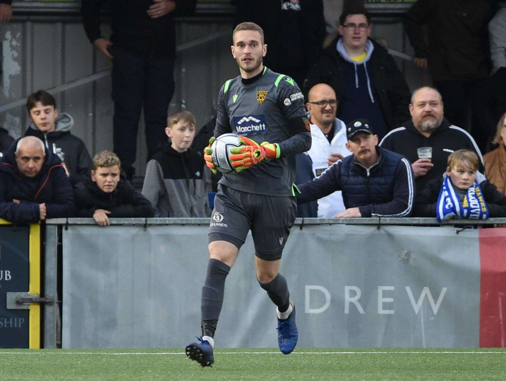 Goalkeeper Ryan Sandford has rejoined Maidstone on loan from Millwall. Picture: Steve Terrell