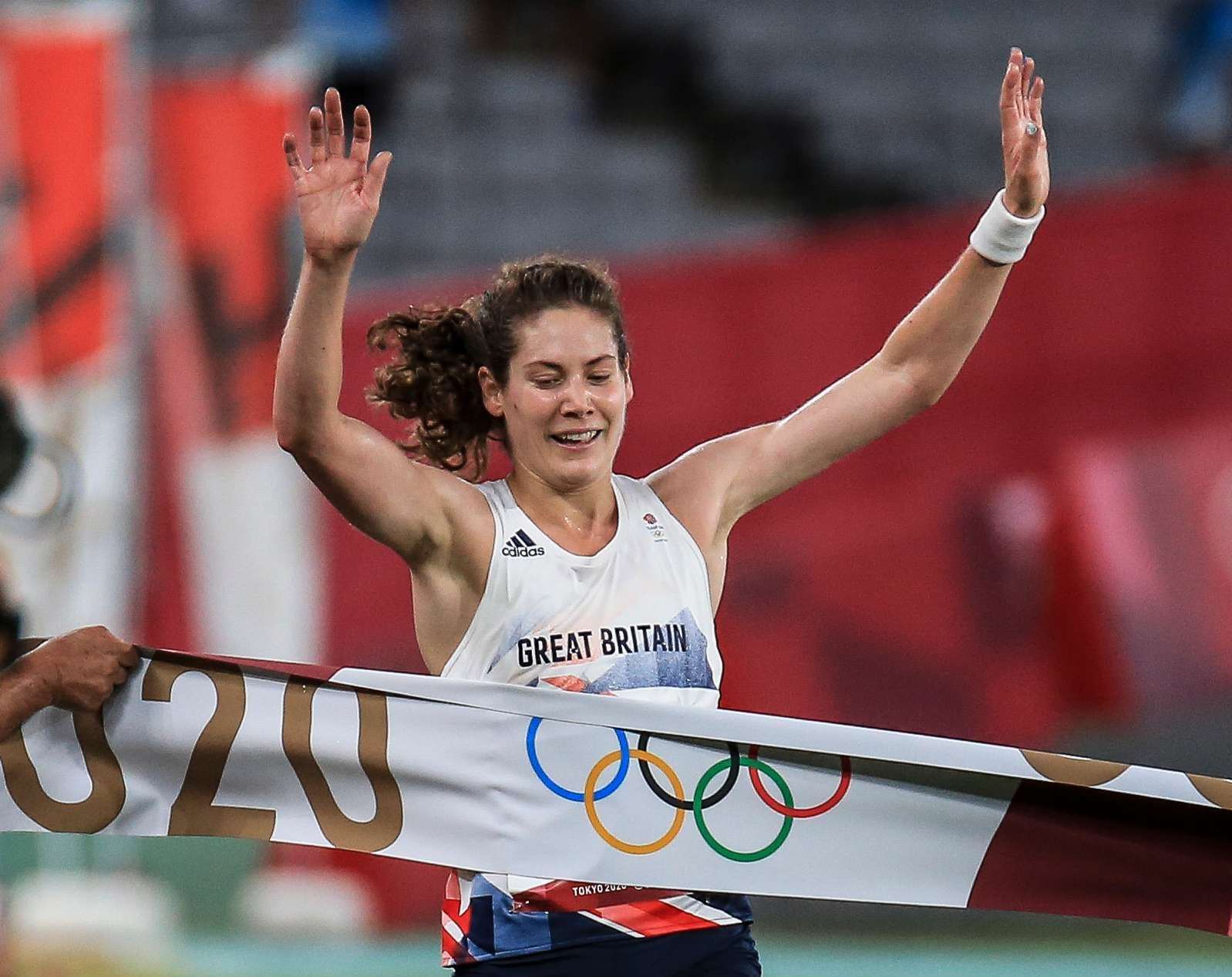 Kate French won modern pentathlon gold at Tokyo 2020. Picture UPIM Media