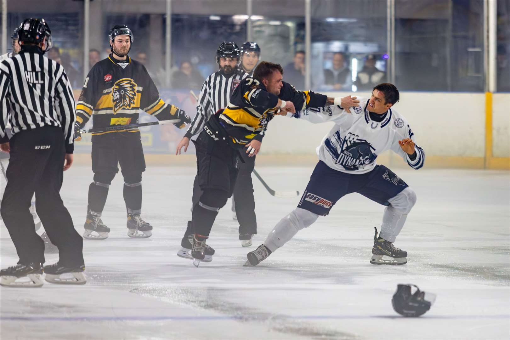 Things got heated as Invicta Dynamos took on Chelmsford Chieftains last time out Picture: David Trevallion