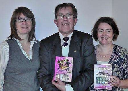 Nurse Mary Collins with Ray Ballard and heart failure specialist nurse Pauline Rouse