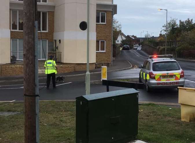 Station Approach is cordoned off. Picture: Sonja Weed.