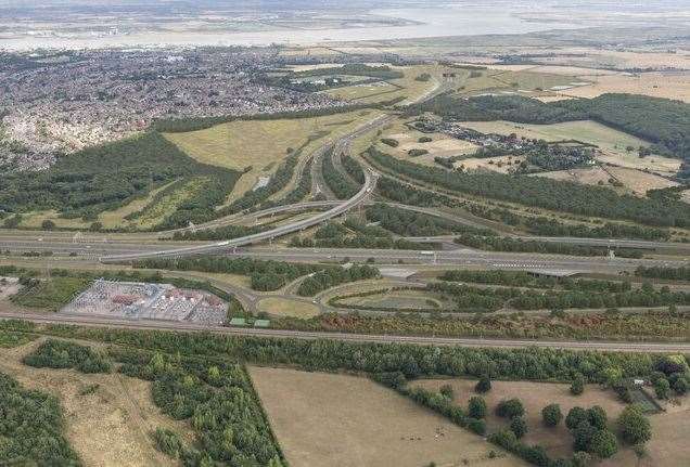 The Lower Thames Crossing A2/M2 junction. Picture: Nationals Highways