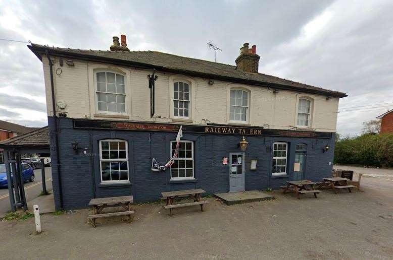 The Railway Tavern in Station Road, Longfield