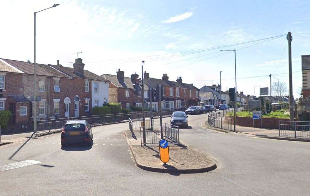 Police were called to Kingsnorth Road in Ashford. Picture: Google