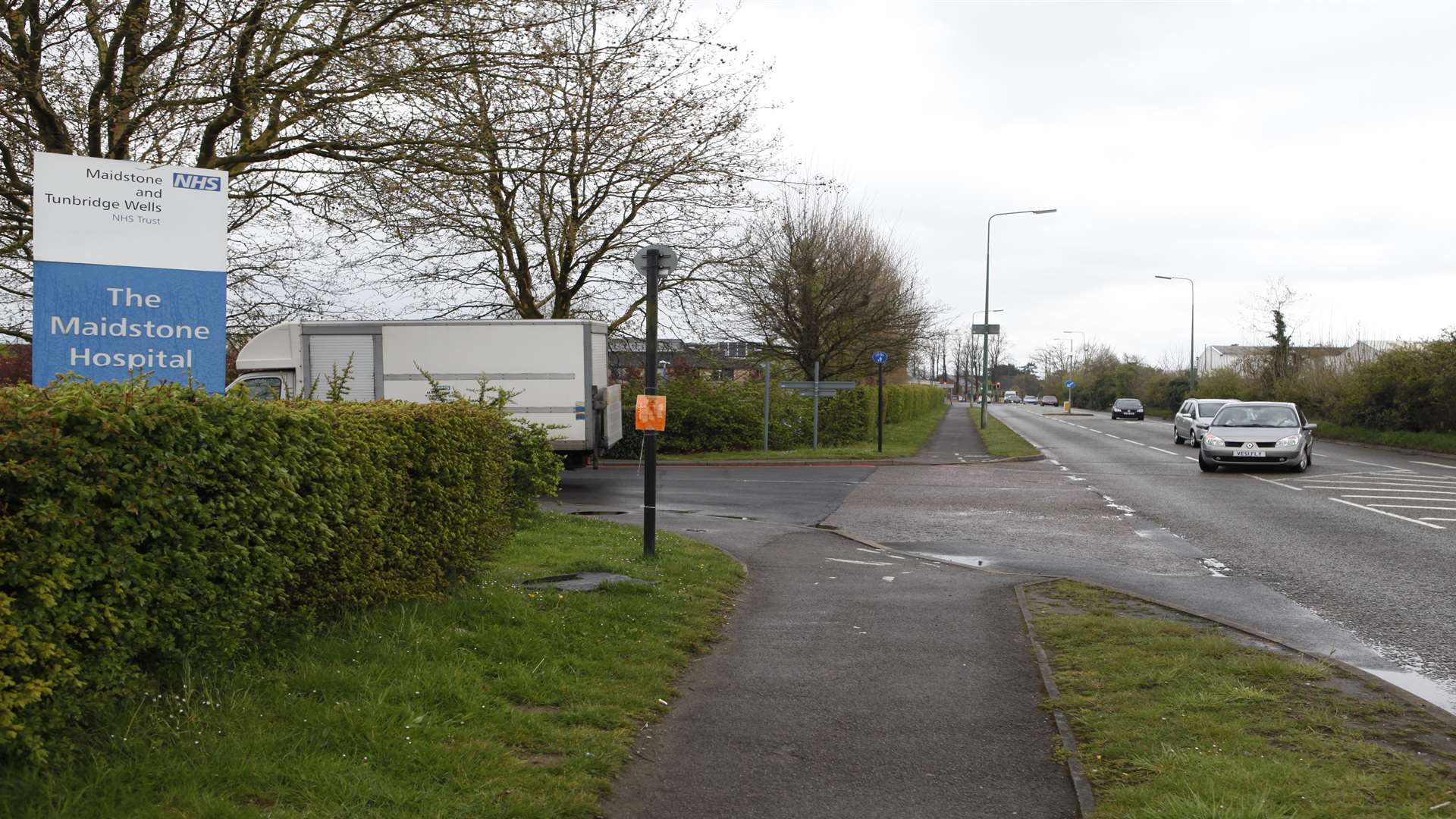 The accident has happened close to Maidstone Hospital. Stock picture.