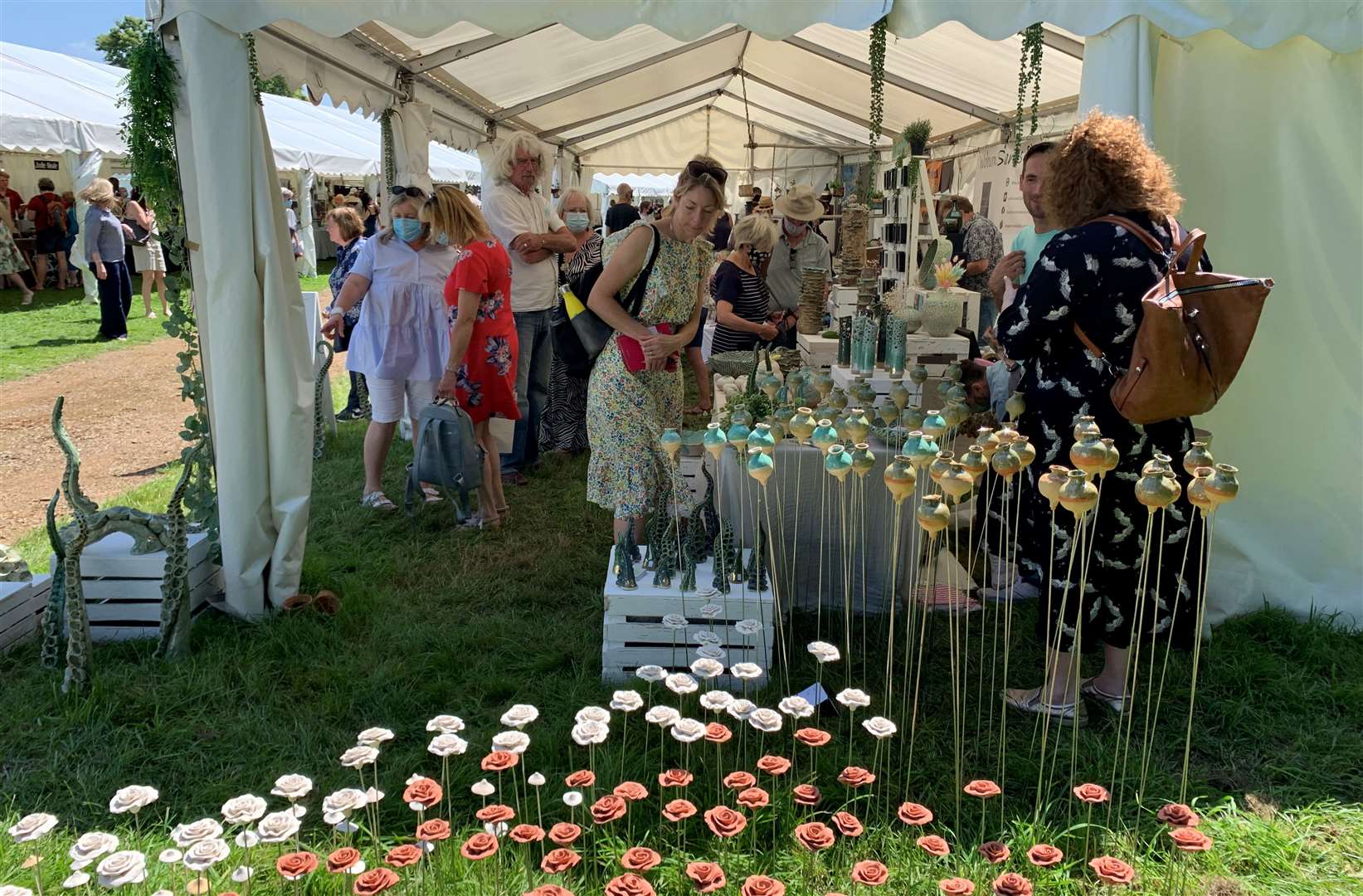 The fair is set within the castle grounds where visitors can explore the award-winning gardens. Picture: Hever Castle and Gardens