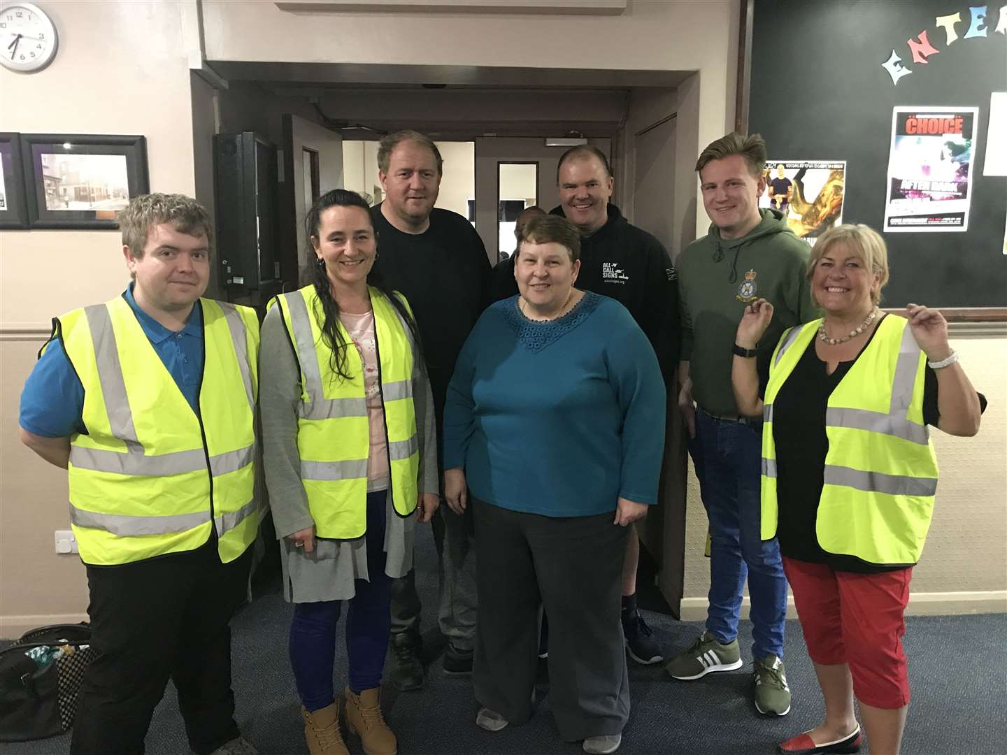 L/R: Committee members Stephen Harfield, Kelly Harvey, Martin Povey, Dave Taylor, George Taylor and Mandy Cartwright (9388951)