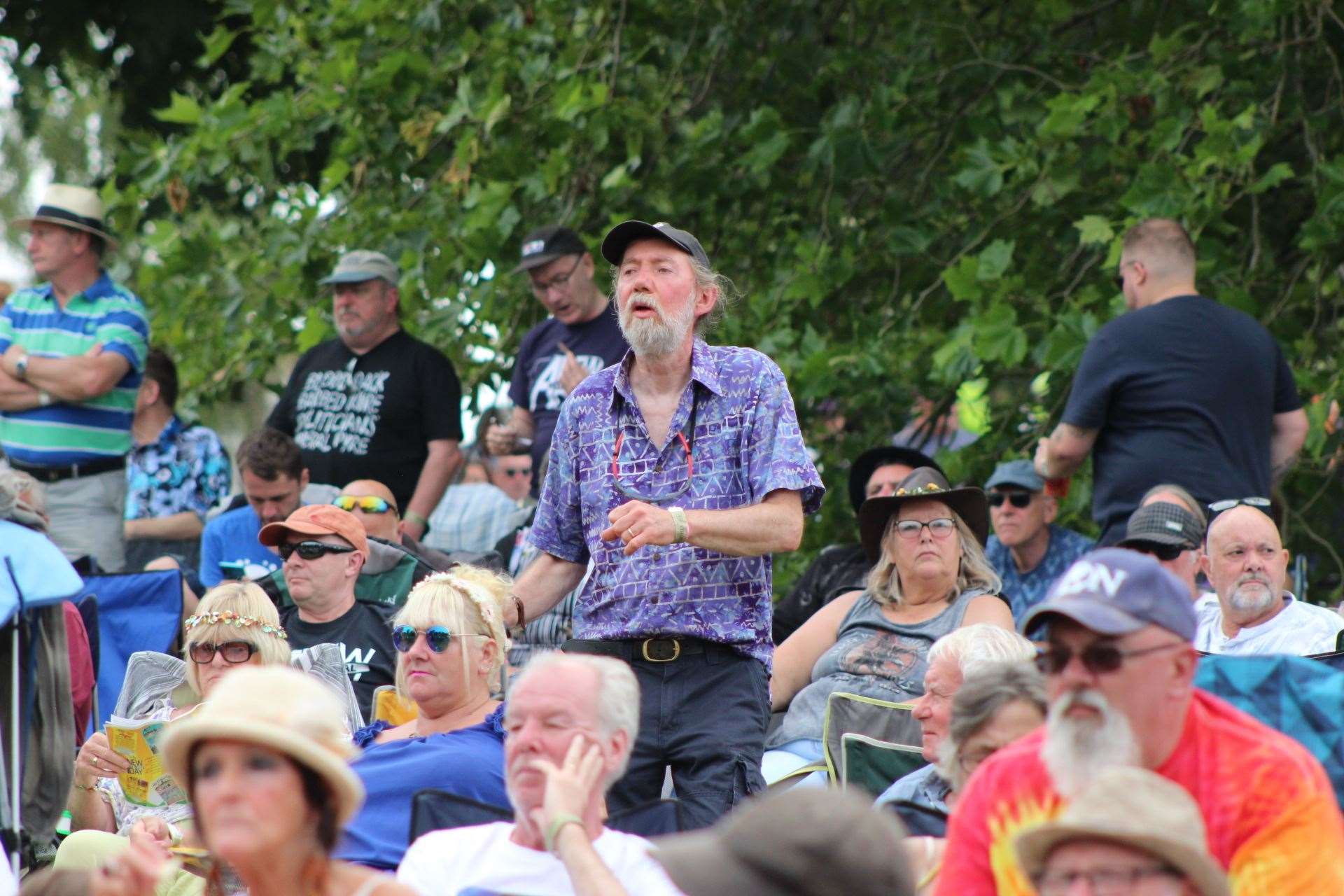 Crowds at A New Day Festival at Mount Ephraim Gardens, Hernhill, Faversham (14861451)