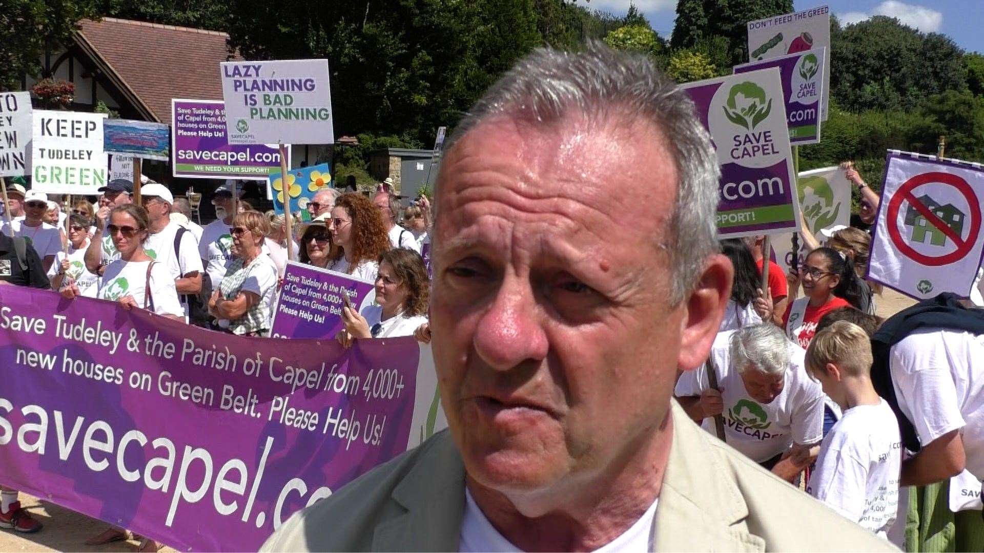 Cllr Hugh Patterson, chairman of Capel Parish Council