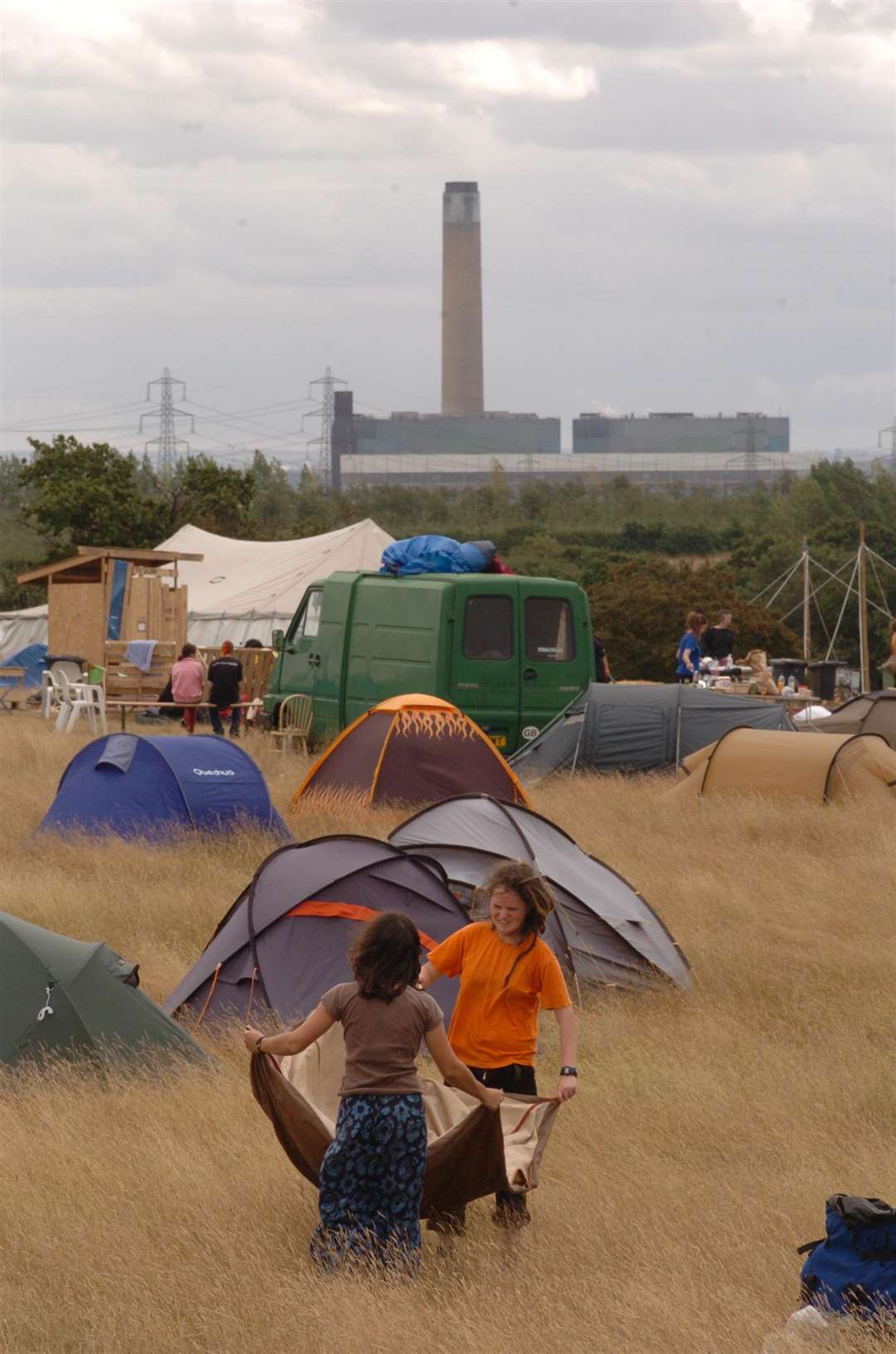 Clean-up of the camp