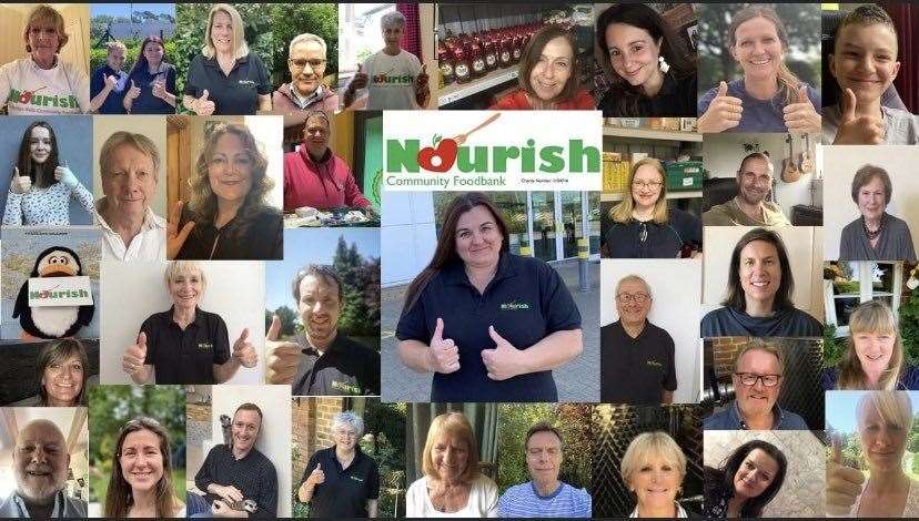 Volunteers have been celebrating from Nourish Community Foodbank in Tunbridge Wells