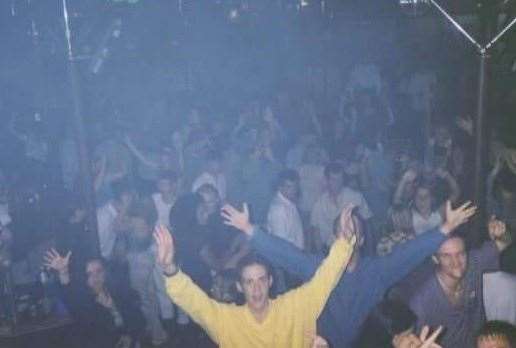 The Priz dance floor in the 1990s. Picture: Kev Goodwin