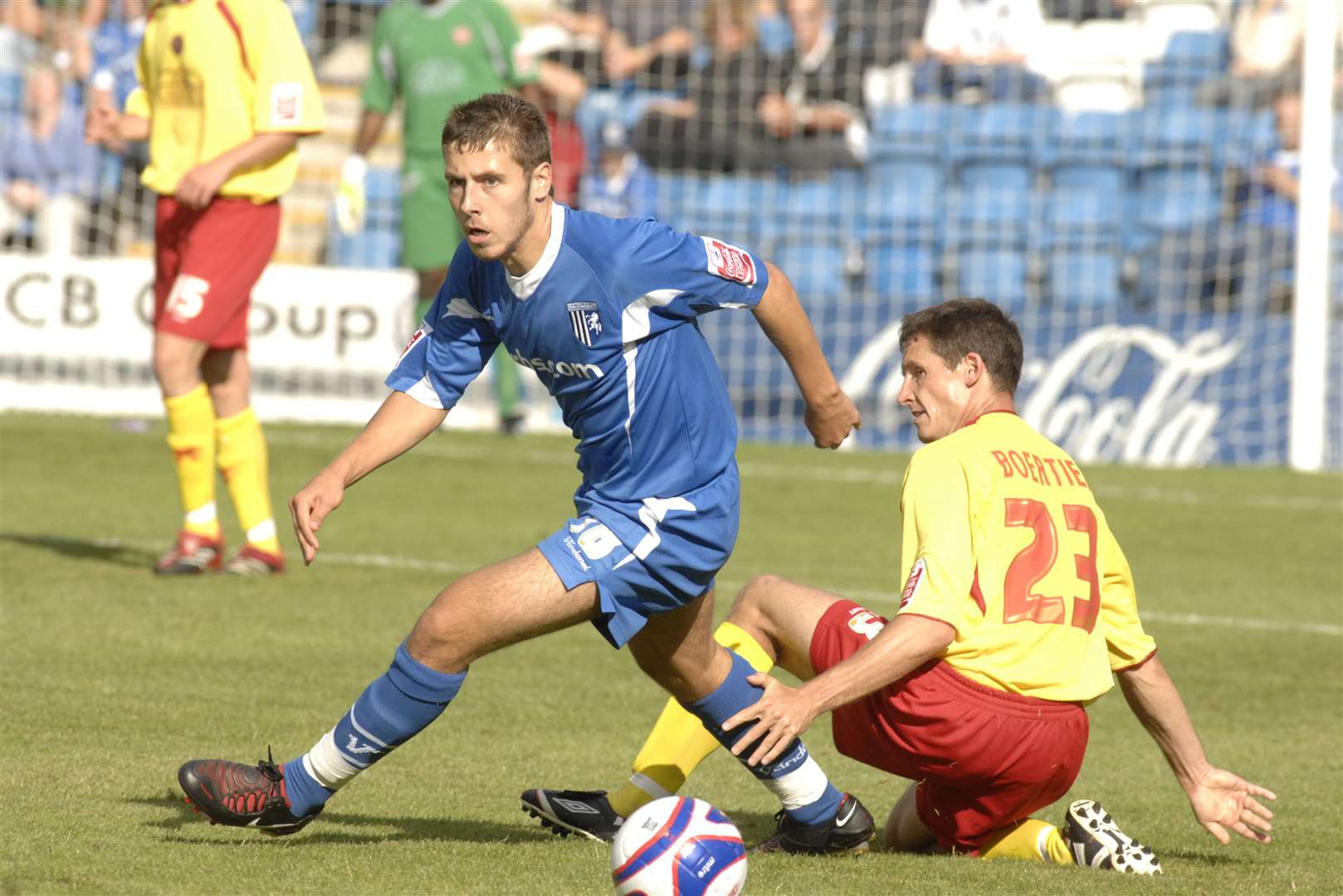 Craig Stone started his career at Gillingham and his son is also playing in the club’s junior ranks Picture: Grant Falvey