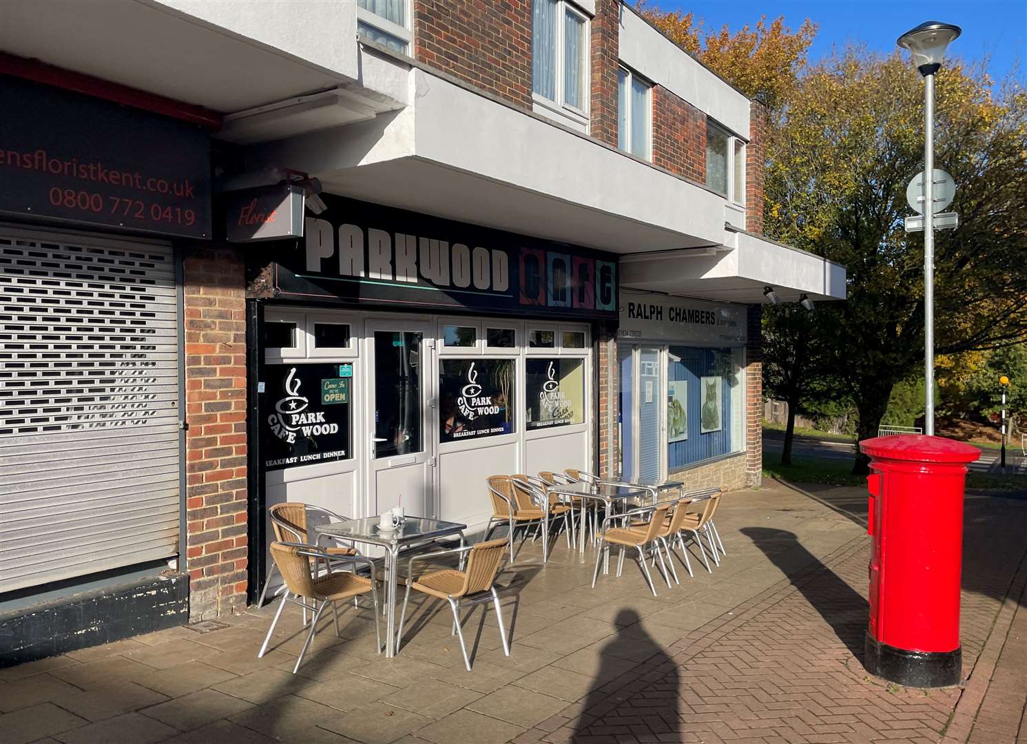 Rio Ferdinand was spotted at the Parkwood Cafe on Parkwood Green, Rainham, in September