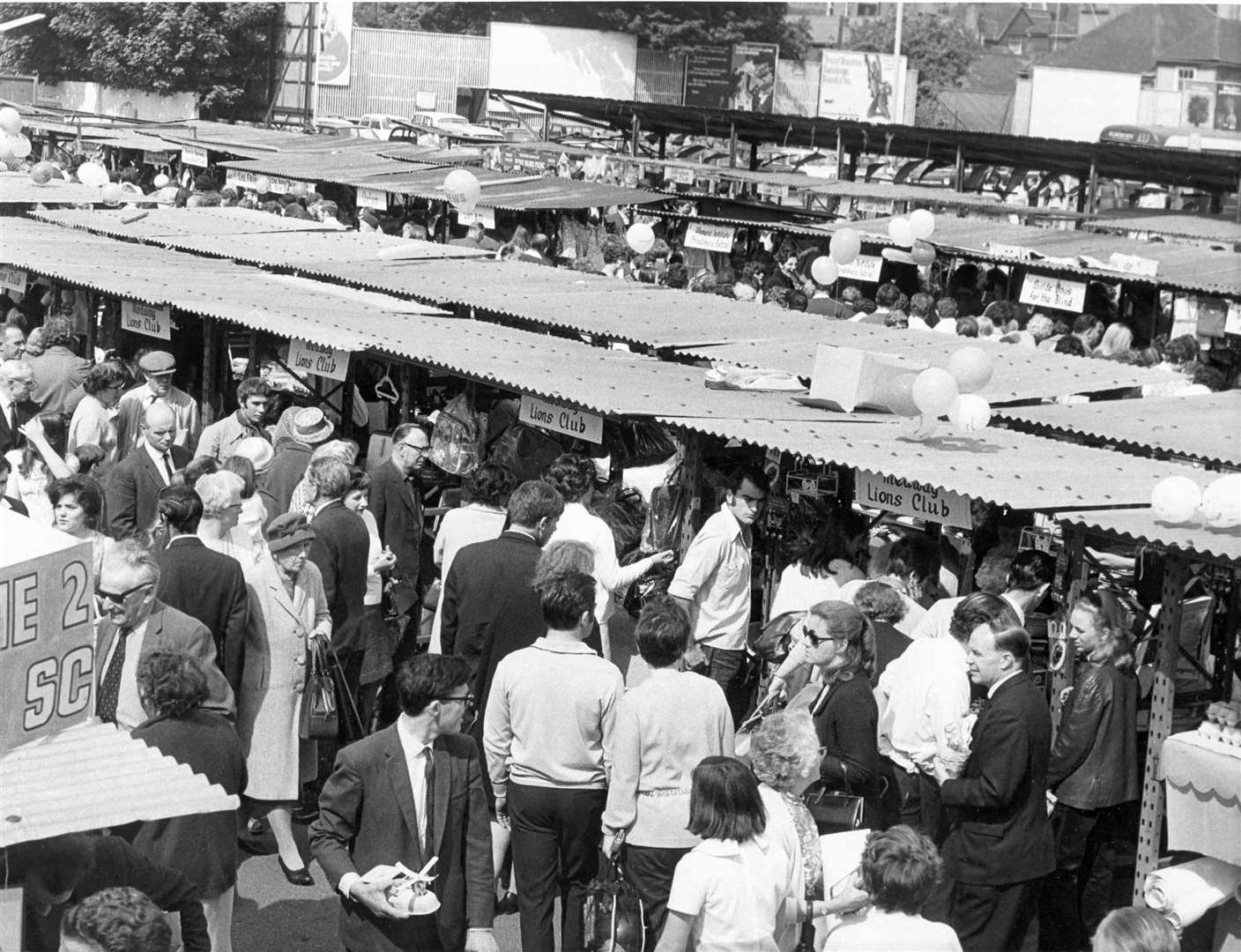 Crowds pictured in June 1970 at Rochester Market, which was held every Friday