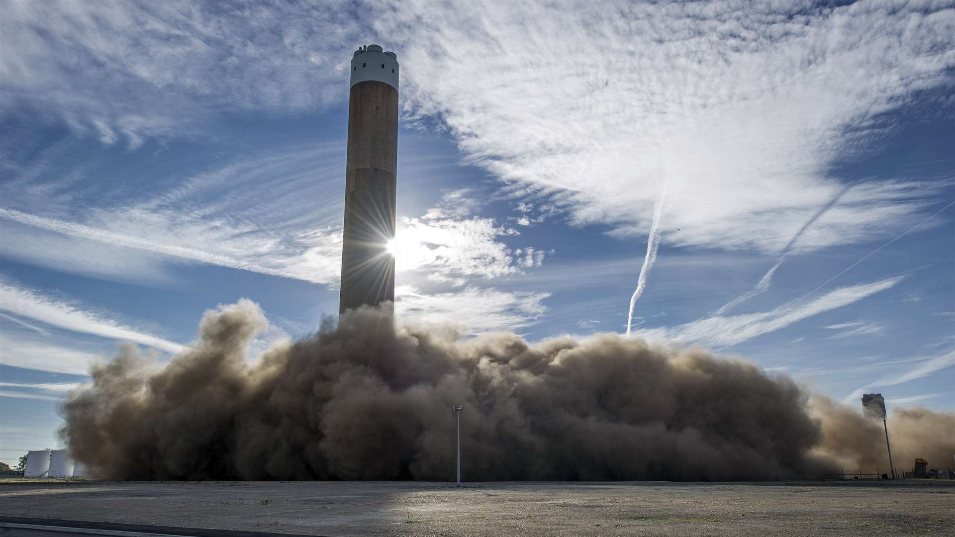 The explosion at Grain Power Station in August