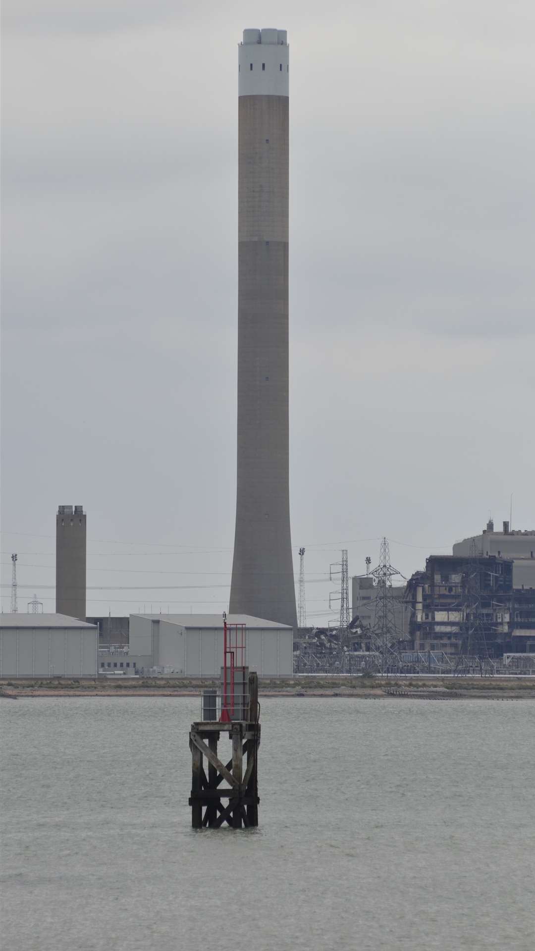 Grain Power Station view from Queenborough Harbour Picture: Bob Kitchin