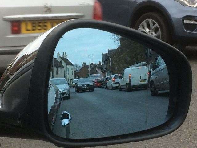 Traffic along the A28 Island Road. (8589412)