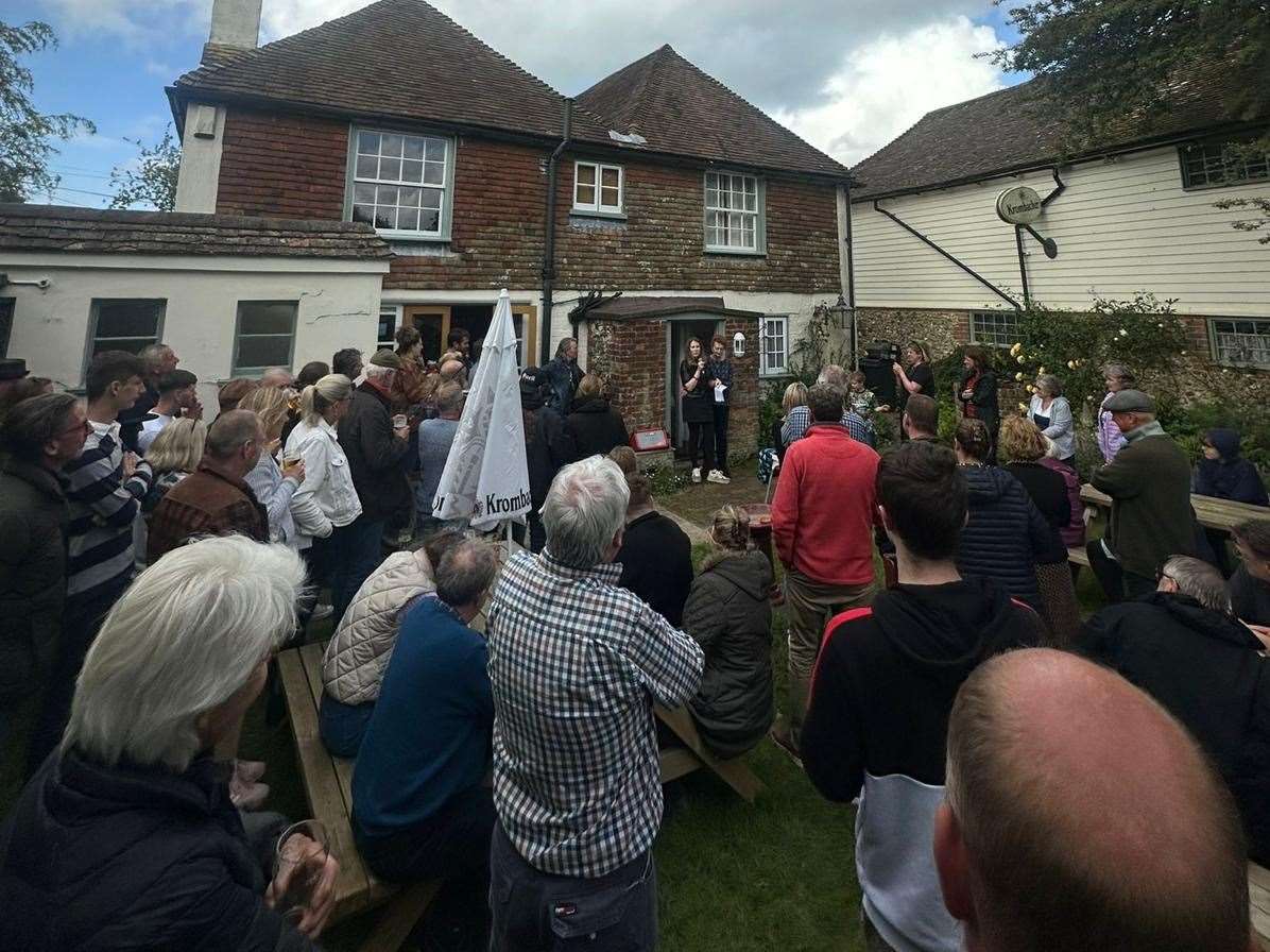 Punters packed out The Bowl Inn for a leaving party for the landladies