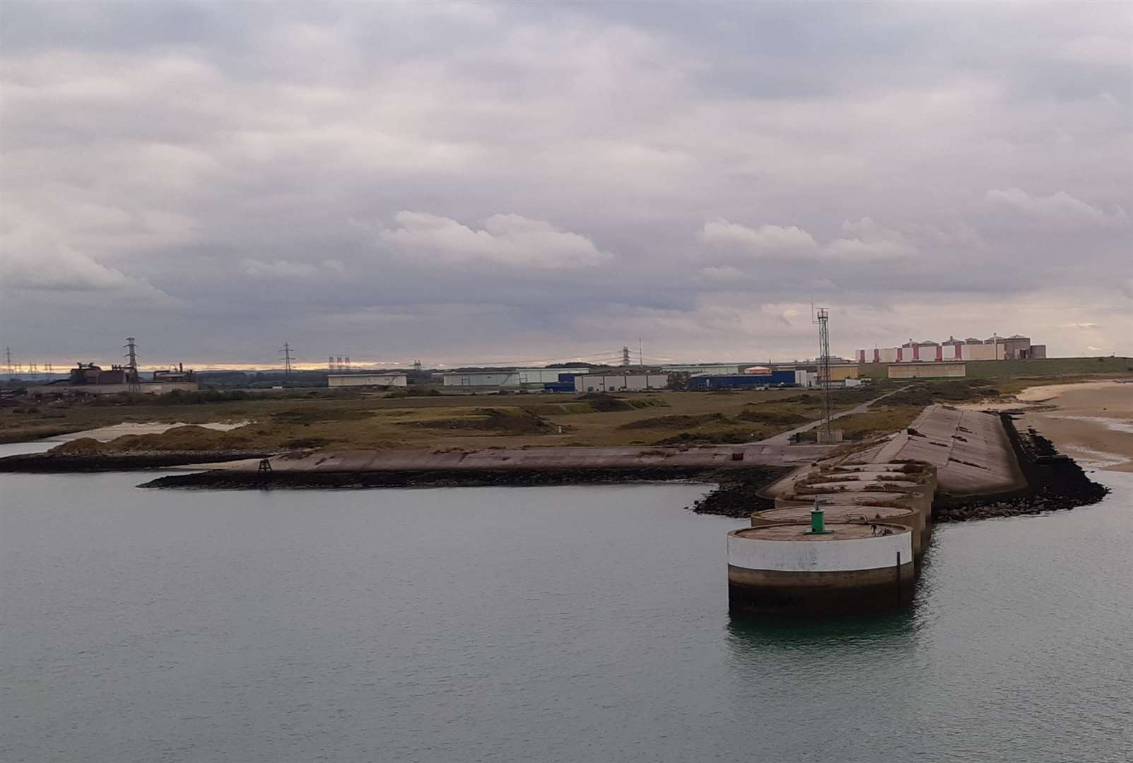 The helicopter rescue was on the Dunkirk coast