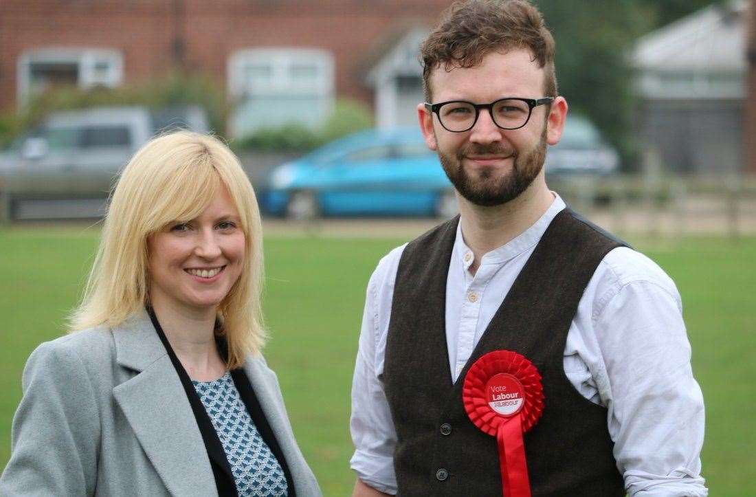 Rosie Duffield and Ben Hickman