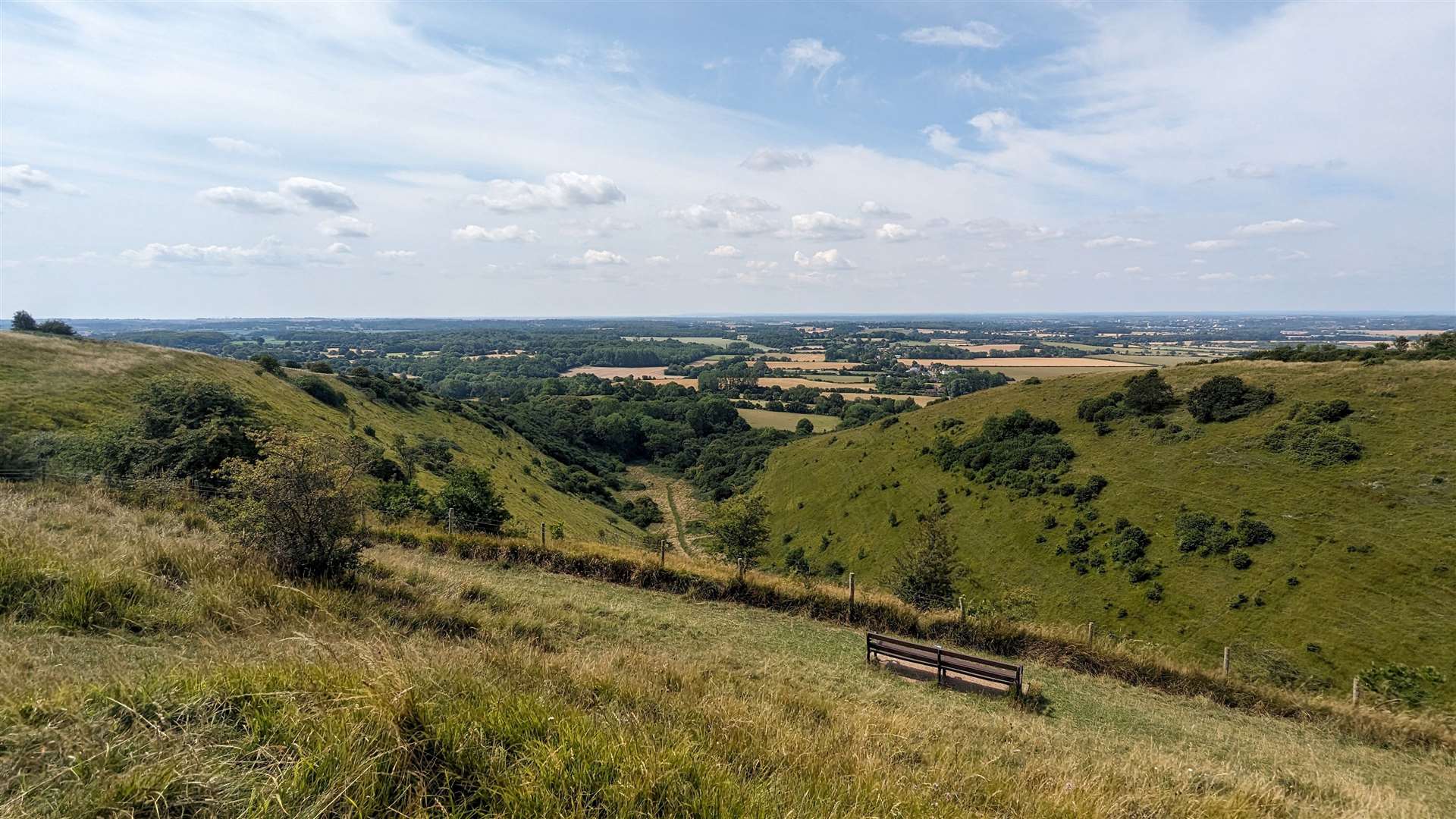 There are plenty of spots to stop for a rest and enjoy the vista