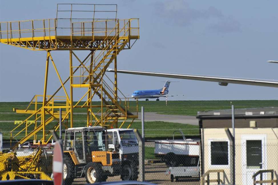 Manston Airport at its height