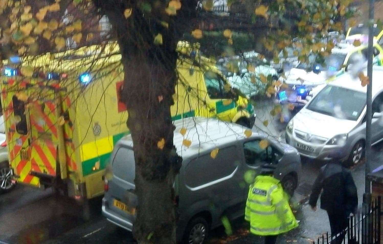 Lennox Road East in Gravesend has been closed due to a medical incident