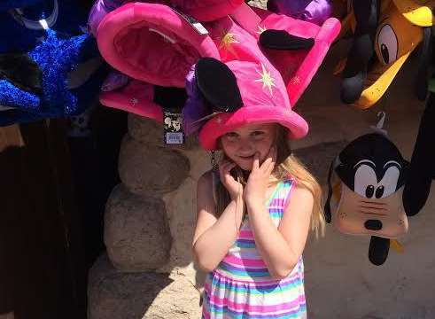 Phoebe Tamcken at Disneyland Paris