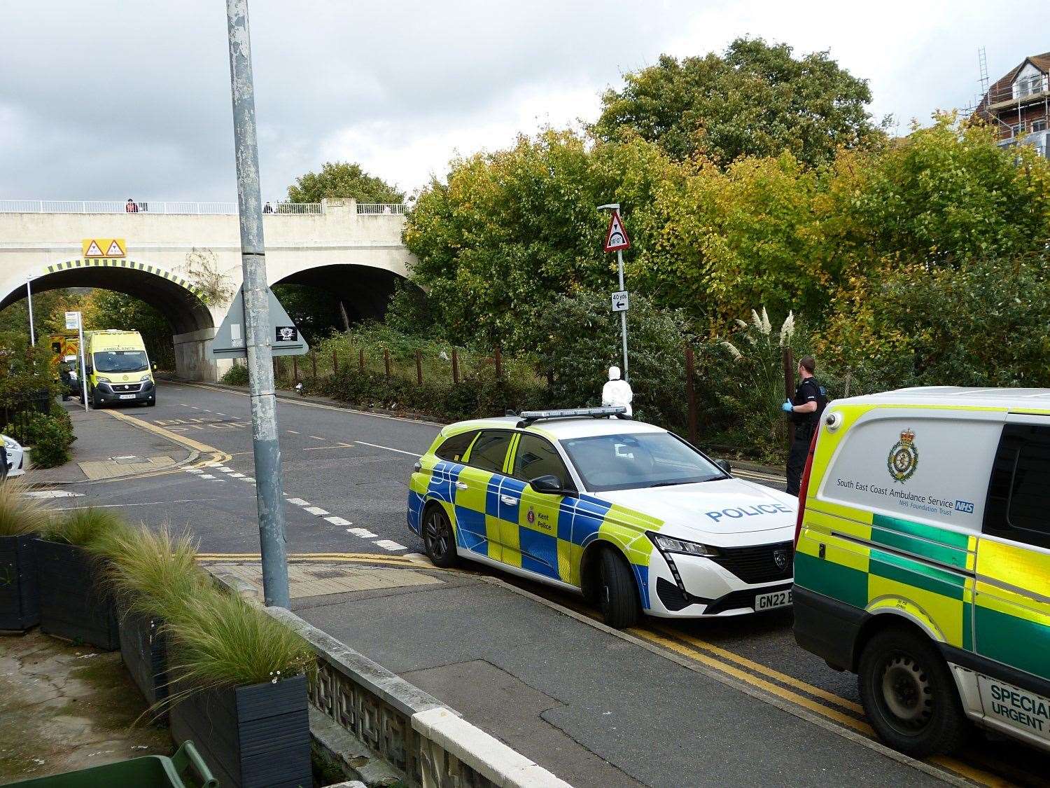 A woman has been confirmed to have died at a property in Folkestone. Photo: Socialist Party, Folkestone and Hythe