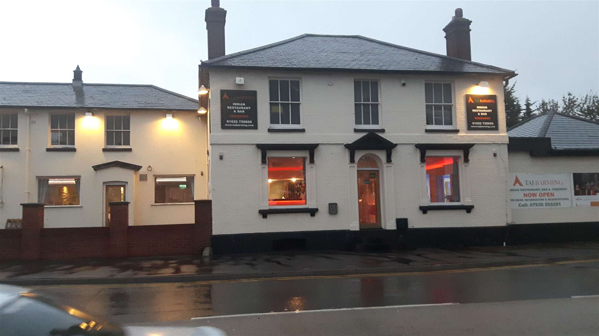 The Taj Barming was once the Fountain Inn pub, after which the junction is named