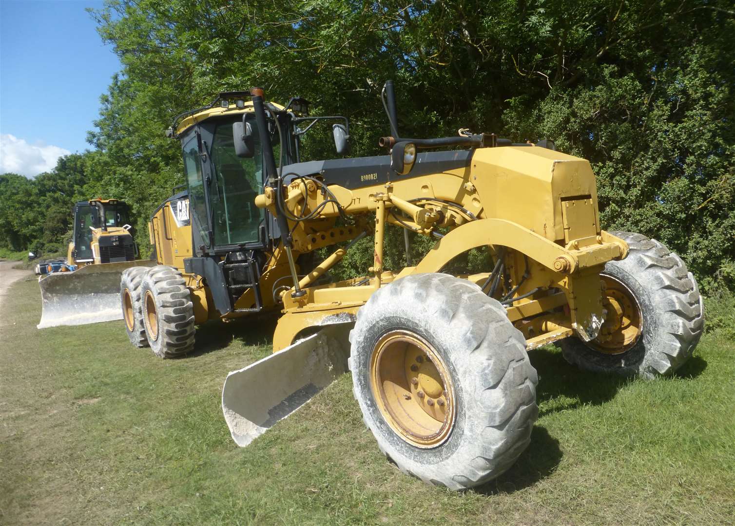 Huge machinery was used to keep the new loose section in top condition. Picture: Joe Wright